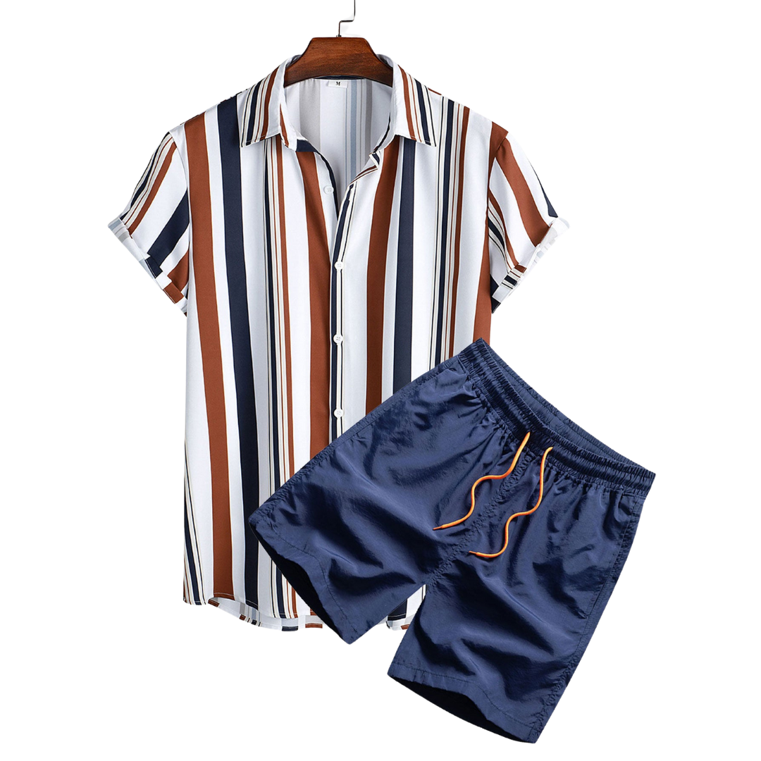 Bomull Blå Badset Relaxed Fit 0