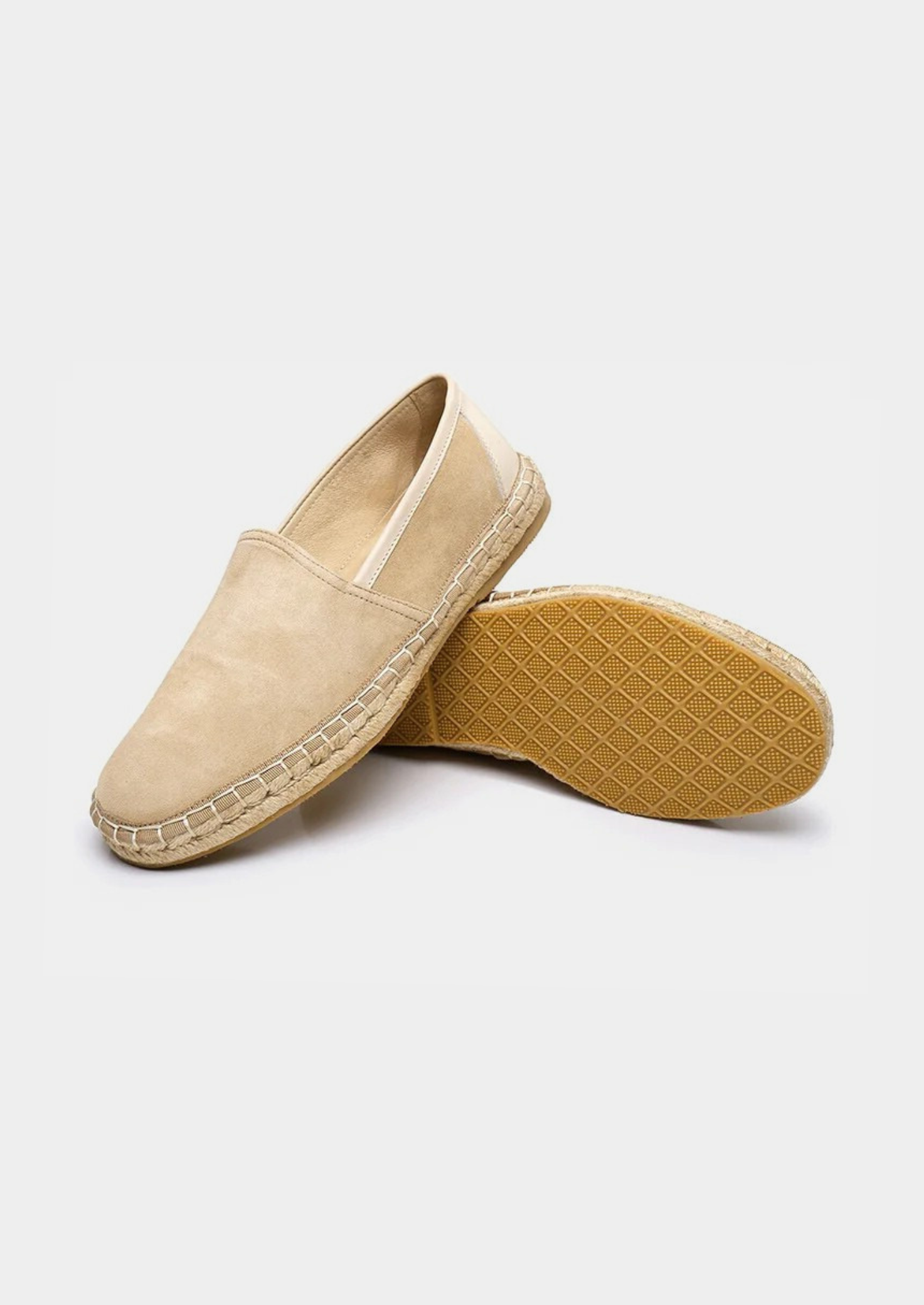 Fårmocka Beige Espadriller Halkskydd Regular Fit 1