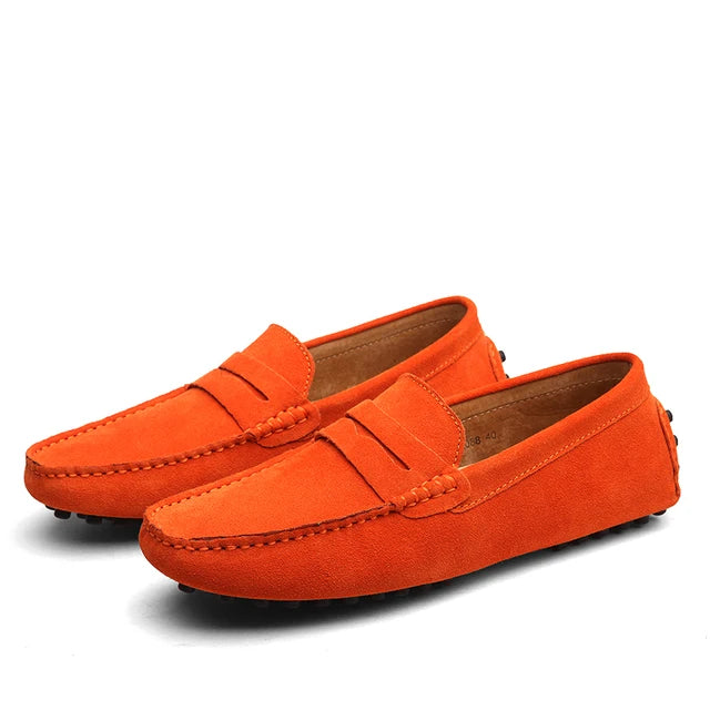 Kalvmocka Blå Loafers Spetslös Regular Fit 10