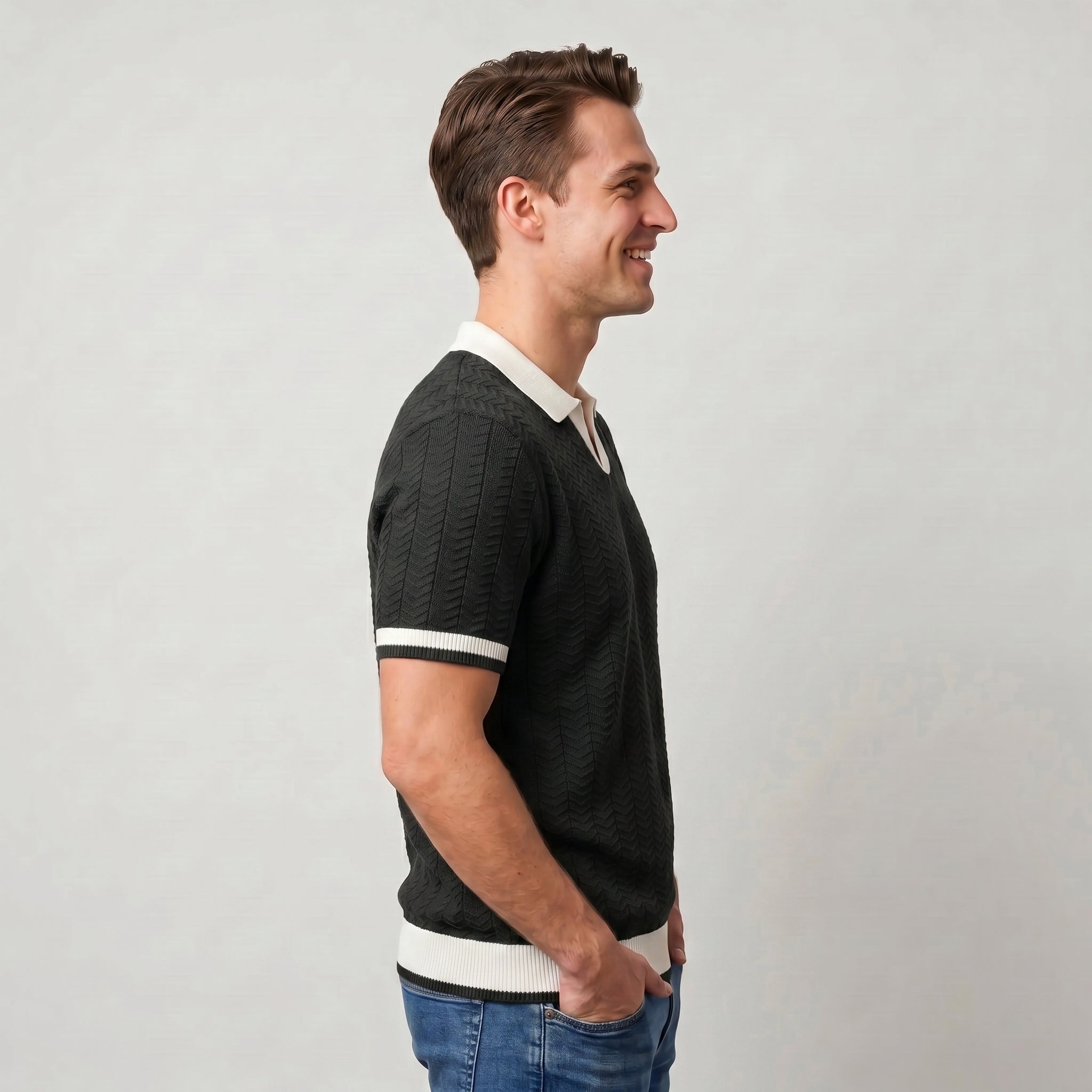 Valter Stickad Polo