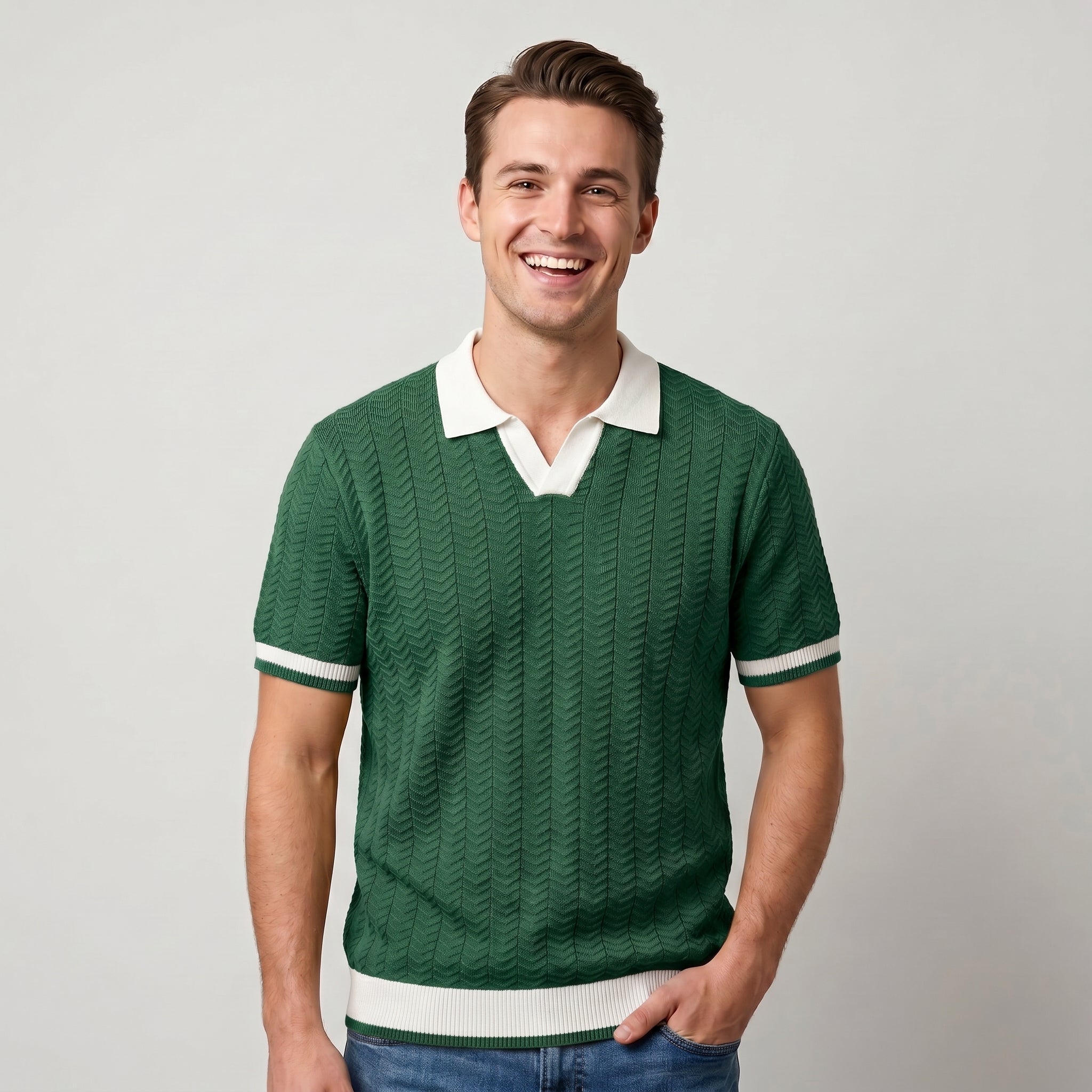 Valter Stickad Polo