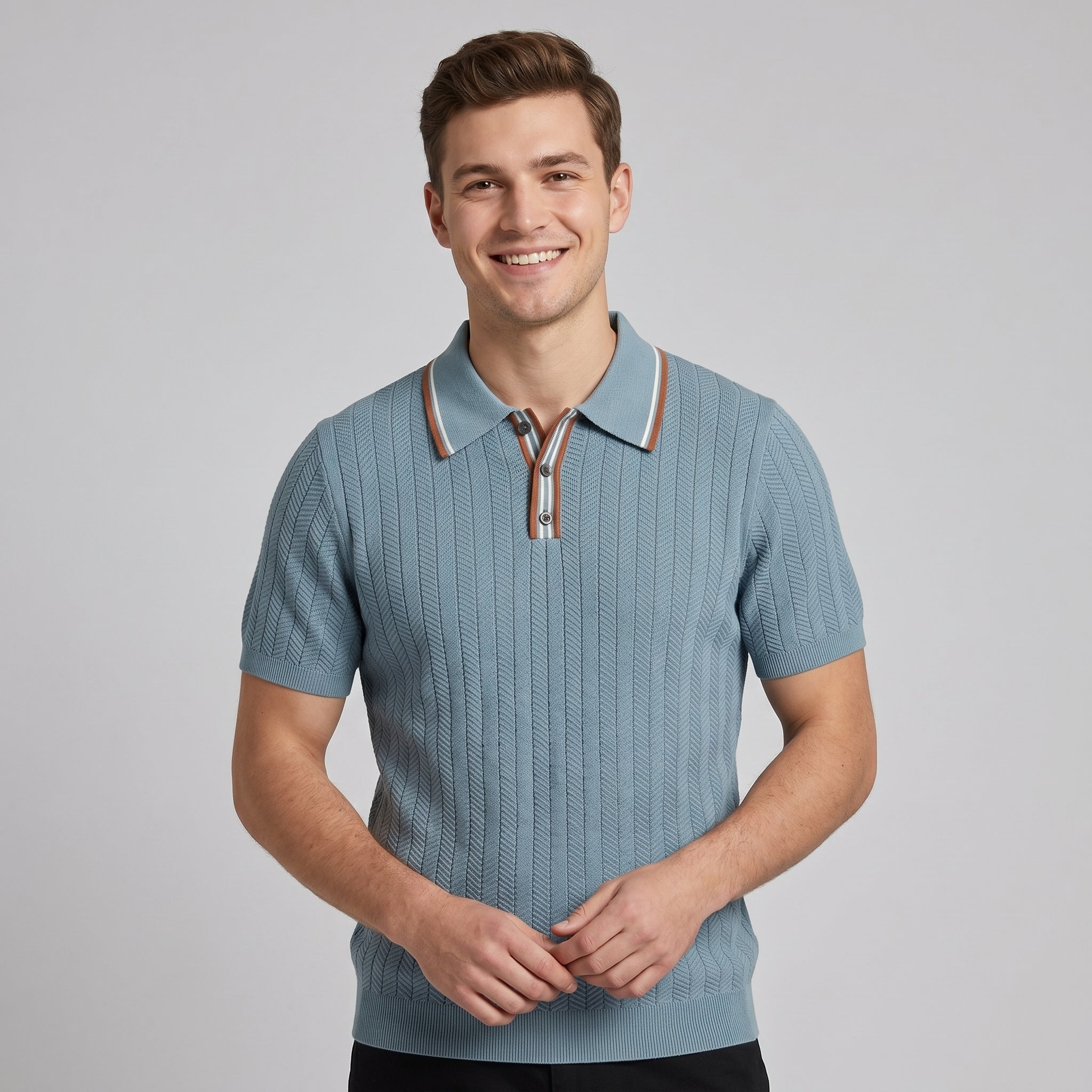 Chevronstickad Polo