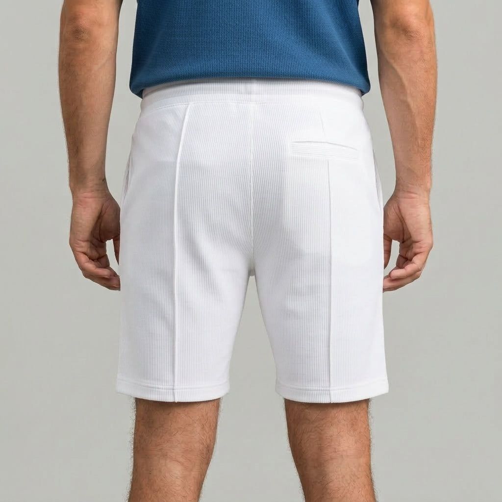 Ribbad Shorts Sommar Mjuk Struktur