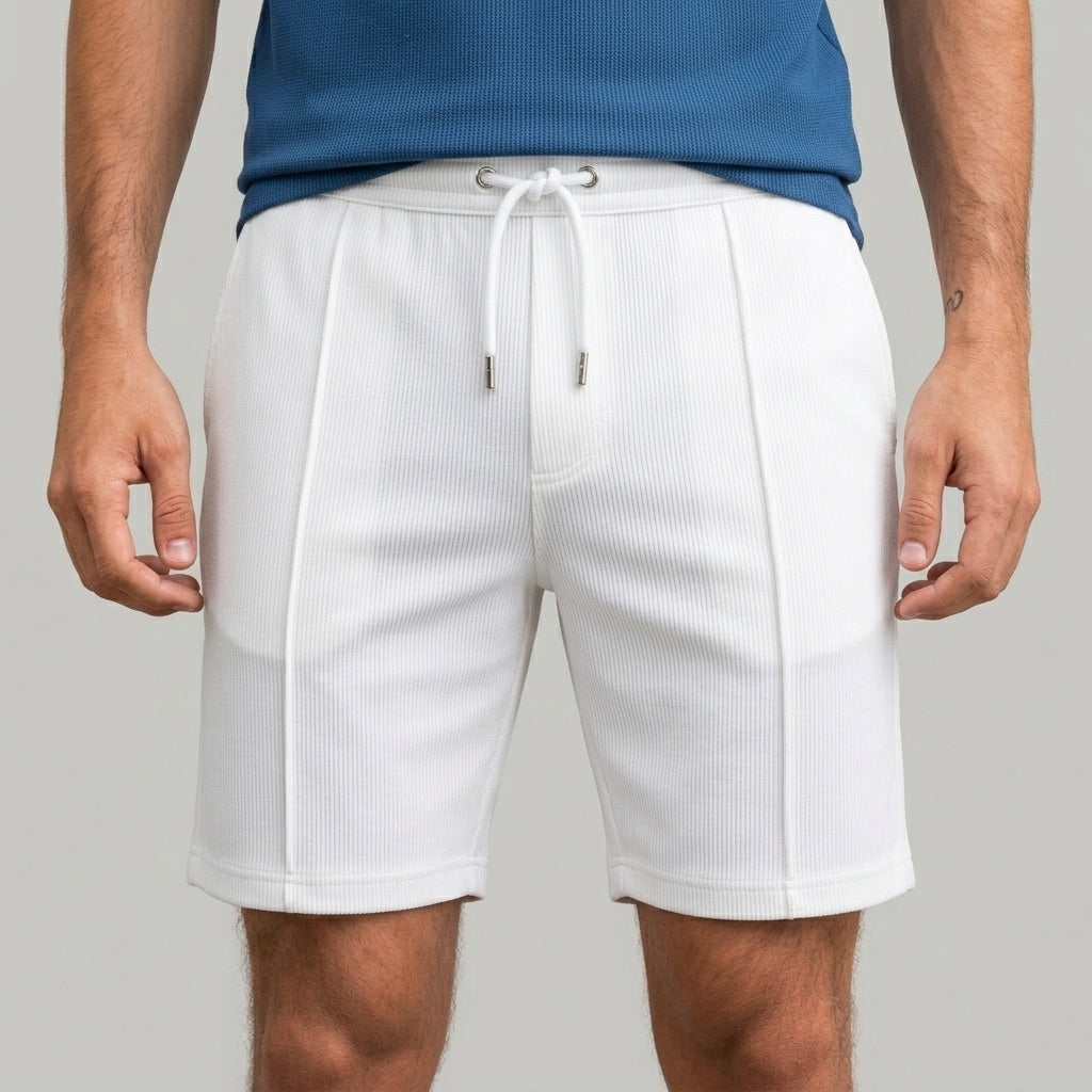 Ribbad Shorts Sommar Mjuk Struktur