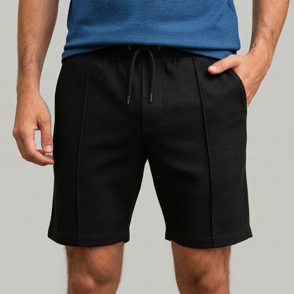 Ribbad Shorts Sommar Mjuk Struktur