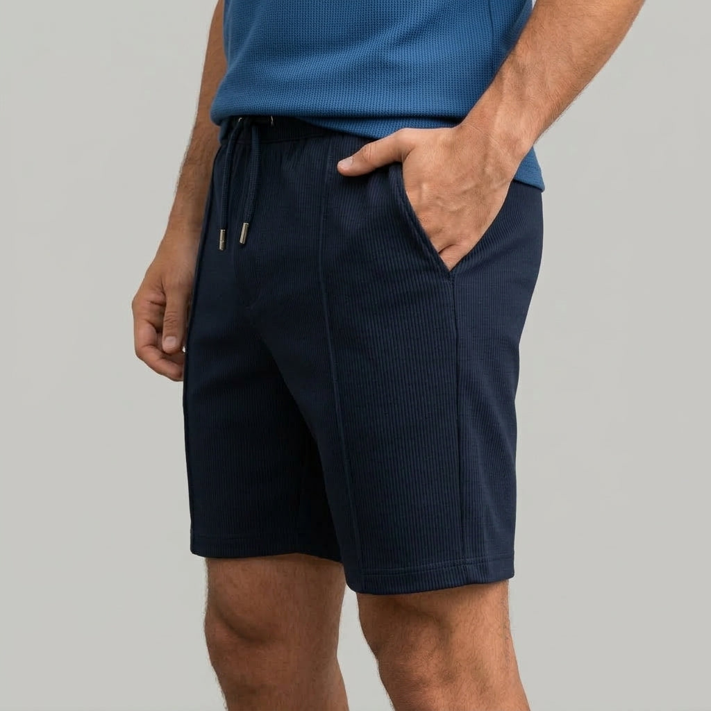 Ribbad Shorts Sommar Mjuk Struktur