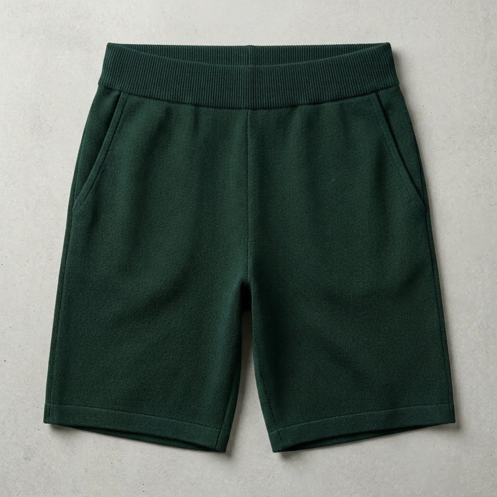 Stickade Shorts Bekväm Passform