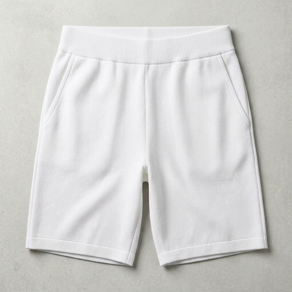 Stickade Shorts Bekväm Passform