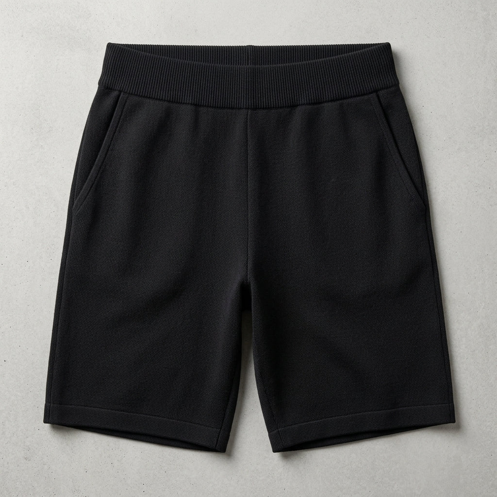 Stickade Shorts Bekväm Passform