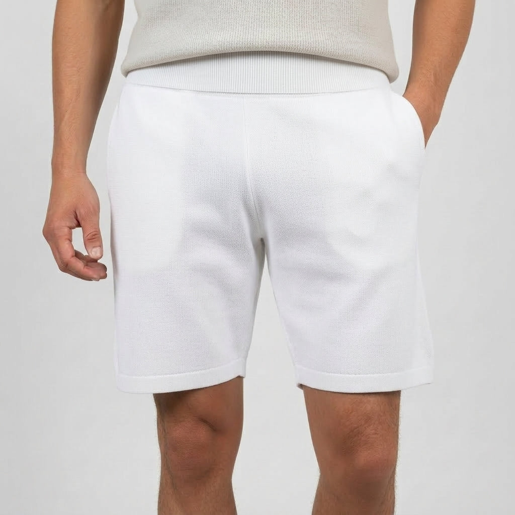 Stickade Shorts Bekväm Passform