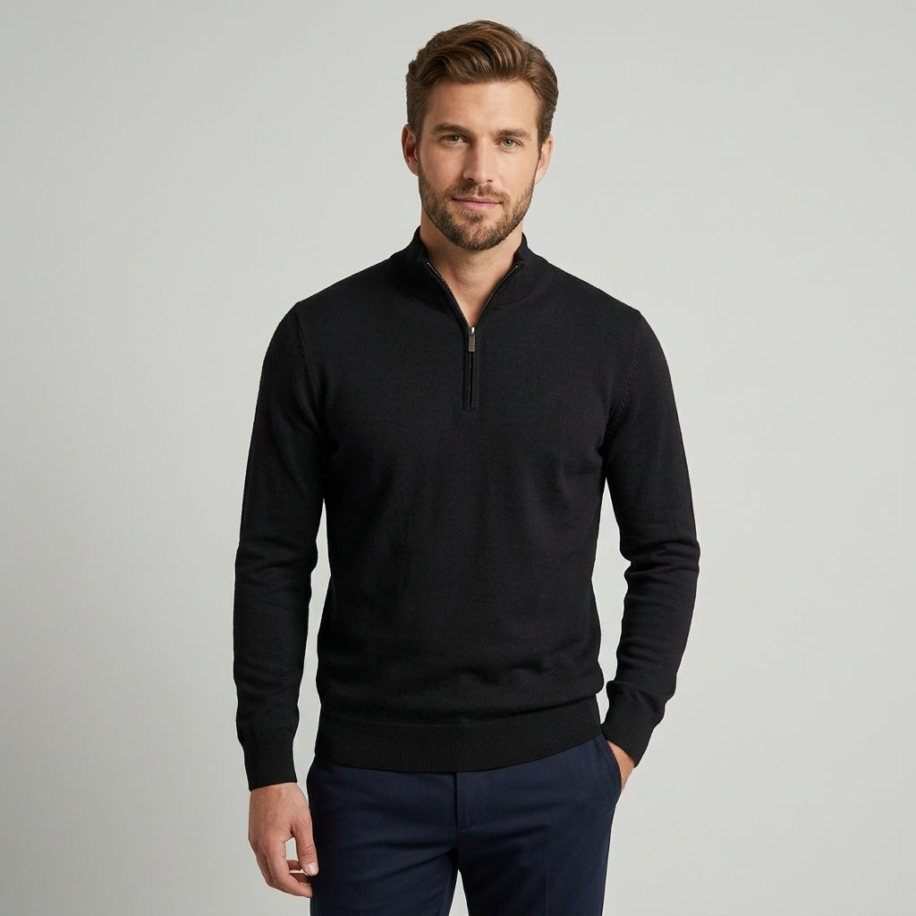 Elegant Half-Zip Tröja
