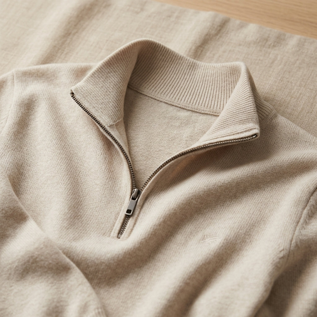 Elegant Half-Zip Tröja