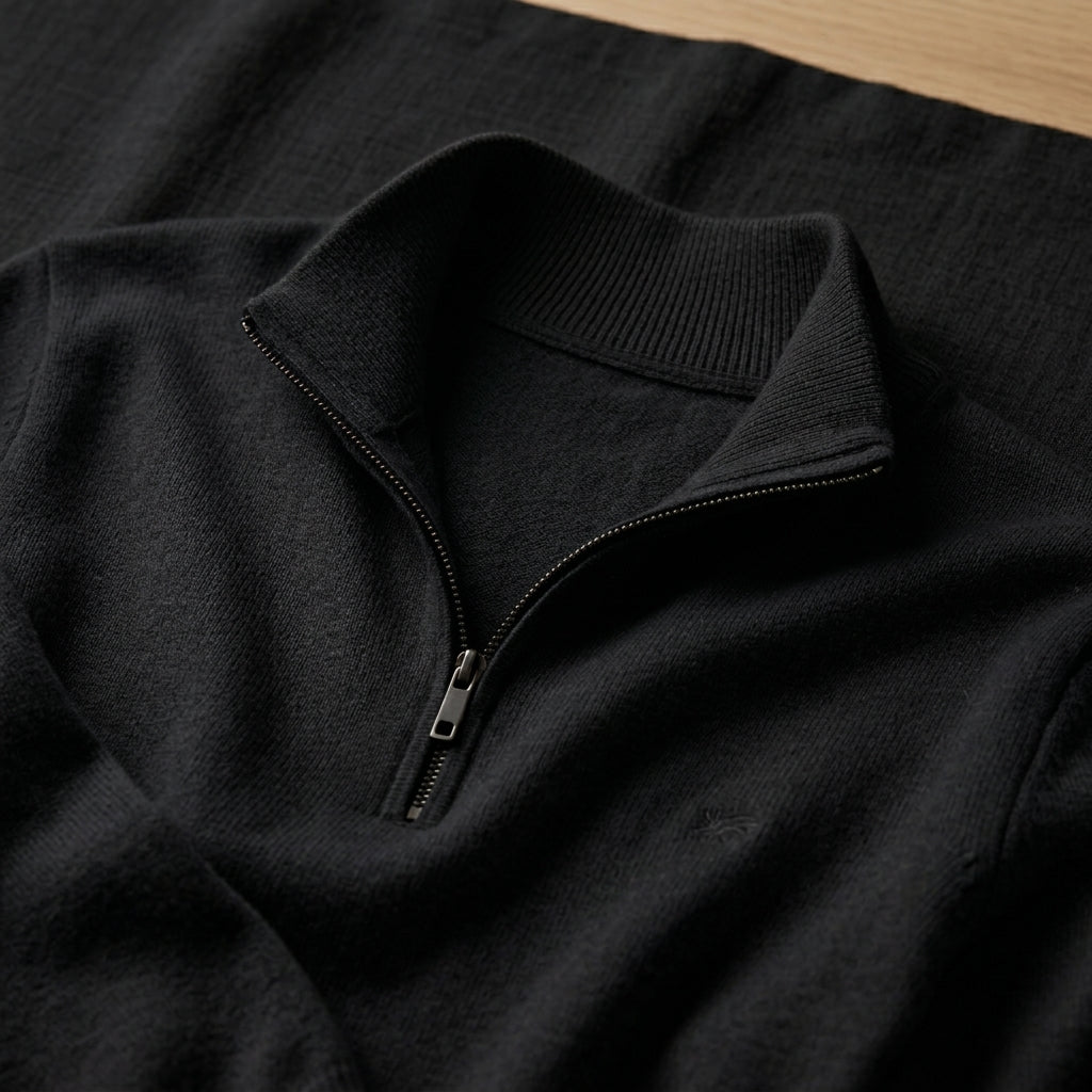 Elegant Half-Zip Tröja