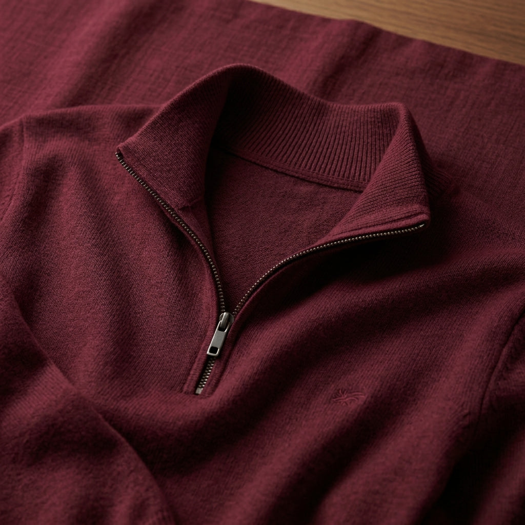 Elegant Half-Zip Tröja