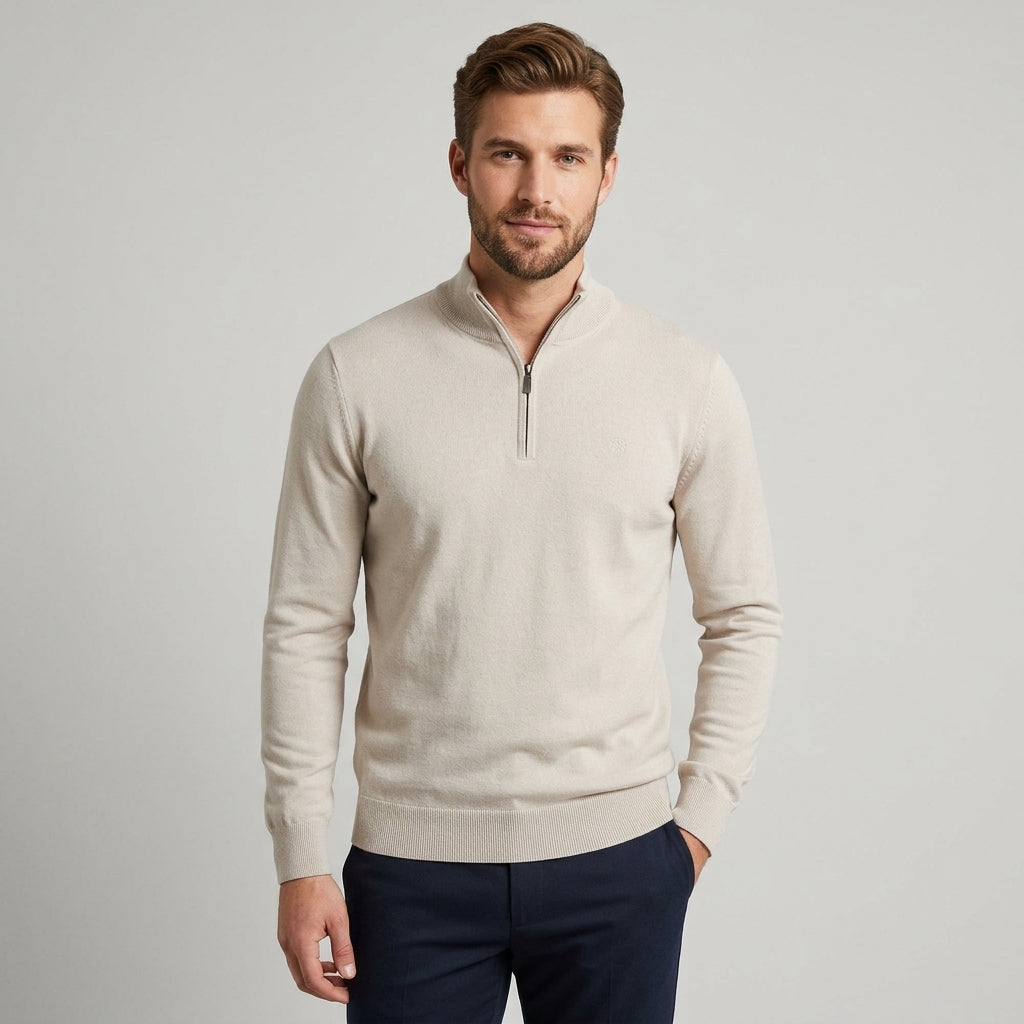 Elegant Half-Zip Tröja