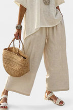 Asymmetrisk Blus Med Vida Byxor 2