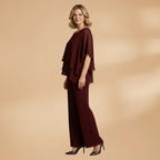 Asymmetrisk chiffongset i elegant stil 4