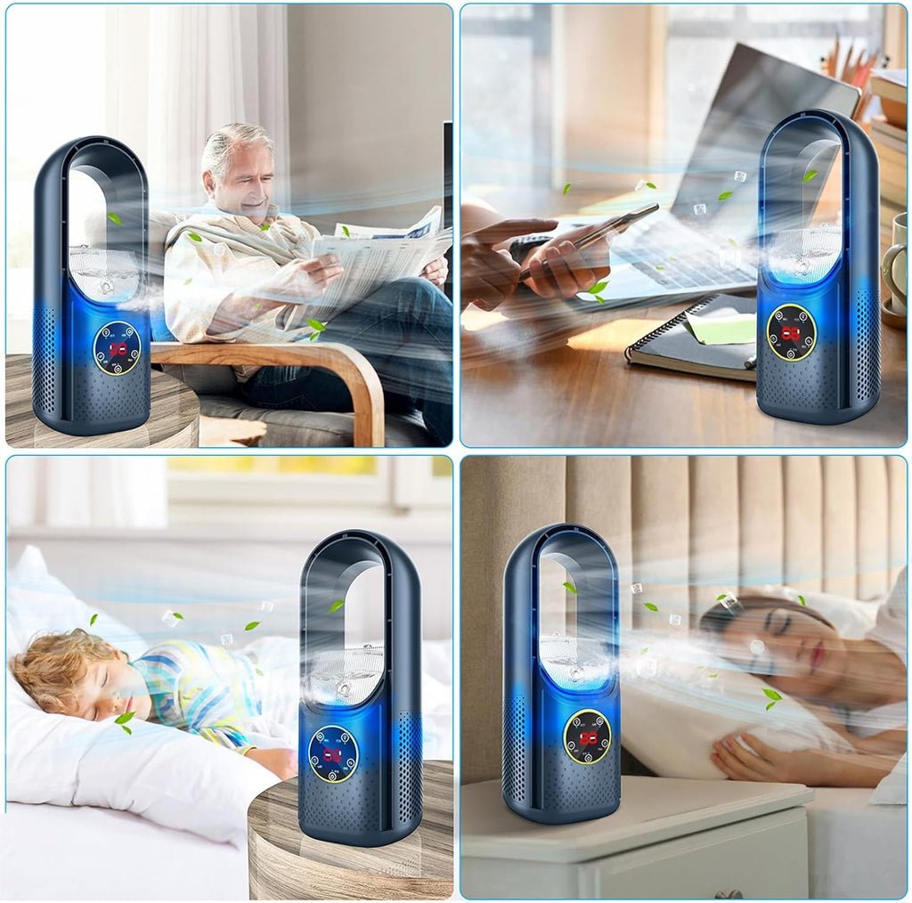 Bärbar Aircondition med USB och Vattentank 6