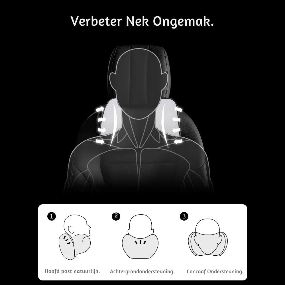 Bilnackkuddar i Memory Foam Ergonomisk Design 8
