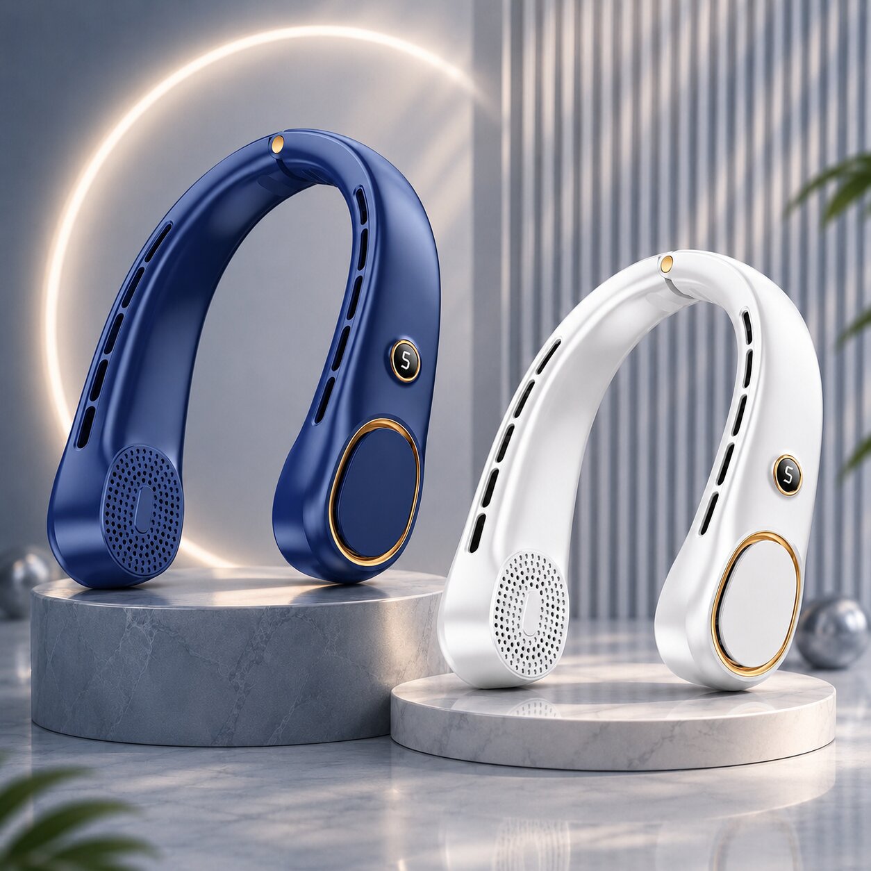 Bladlös Nackfläkt ? Handsfree Svalka för Bekväm Sommarupplevelse 1