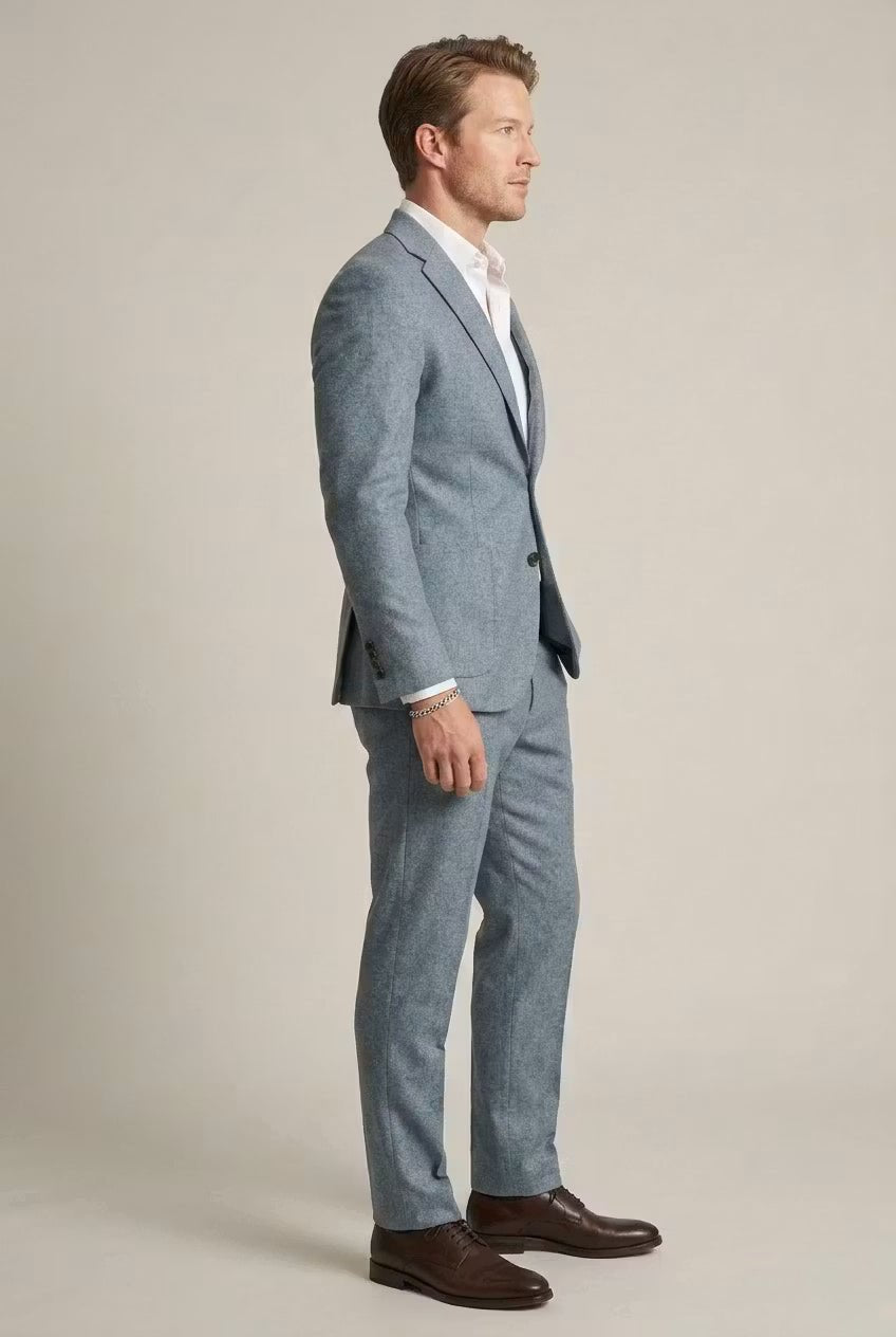 Elegant Slimmad Kostym Herr 2