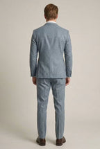 Elegant Slimmad Kostym Herr 3
