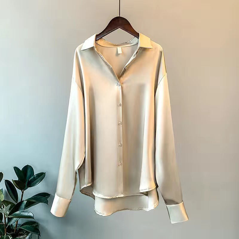 Elegant Vit Blus Med Spetskrage 2