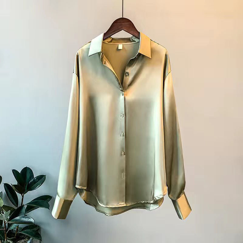 Elegant Vit Blus Med Spetskrage 3
