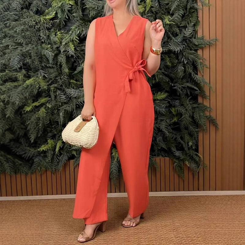 Elegant ärmlös jumpsuit 0