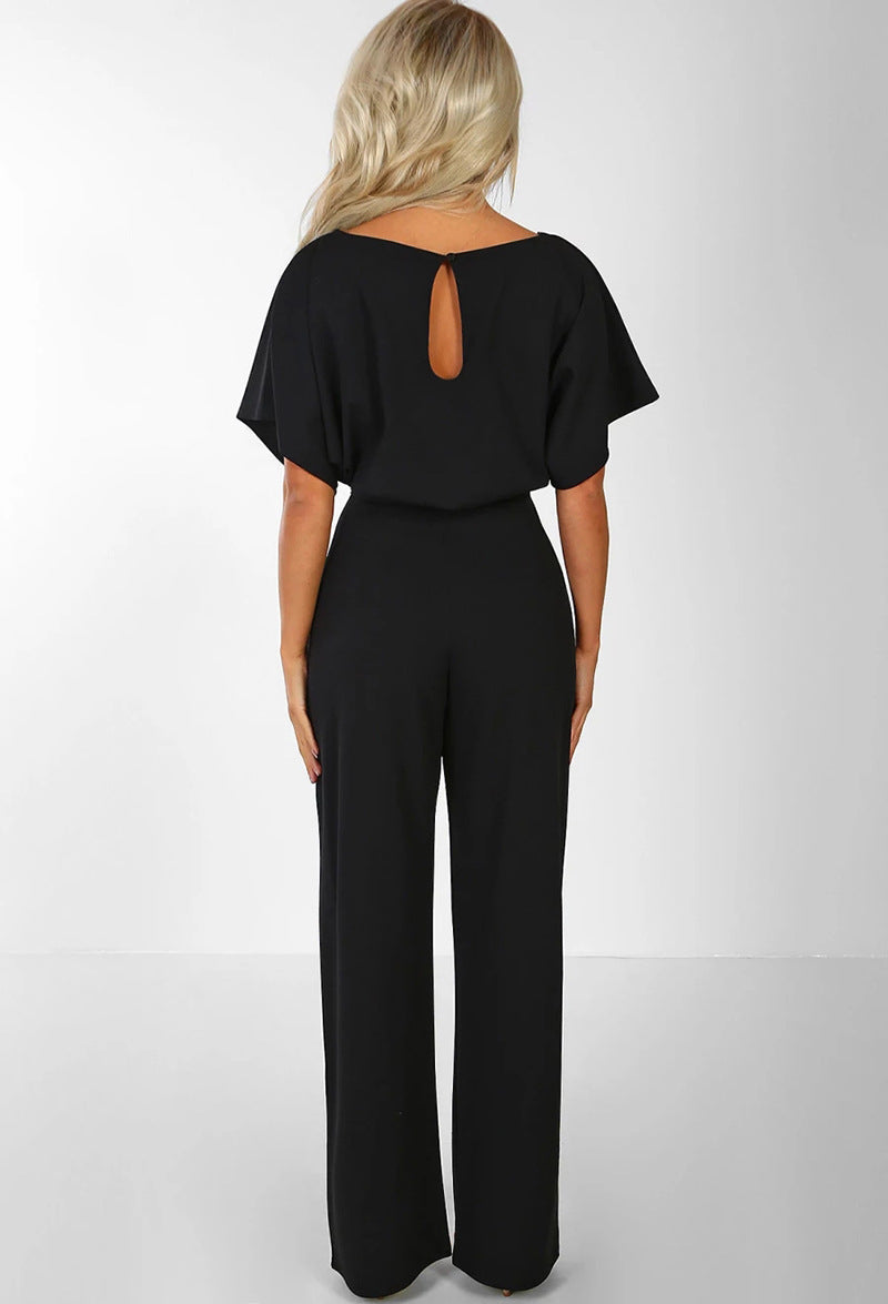 Elegant jumpsuit med knytmidja 2