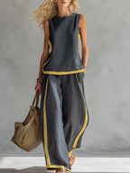 Elegant set med ärmlös topp 2