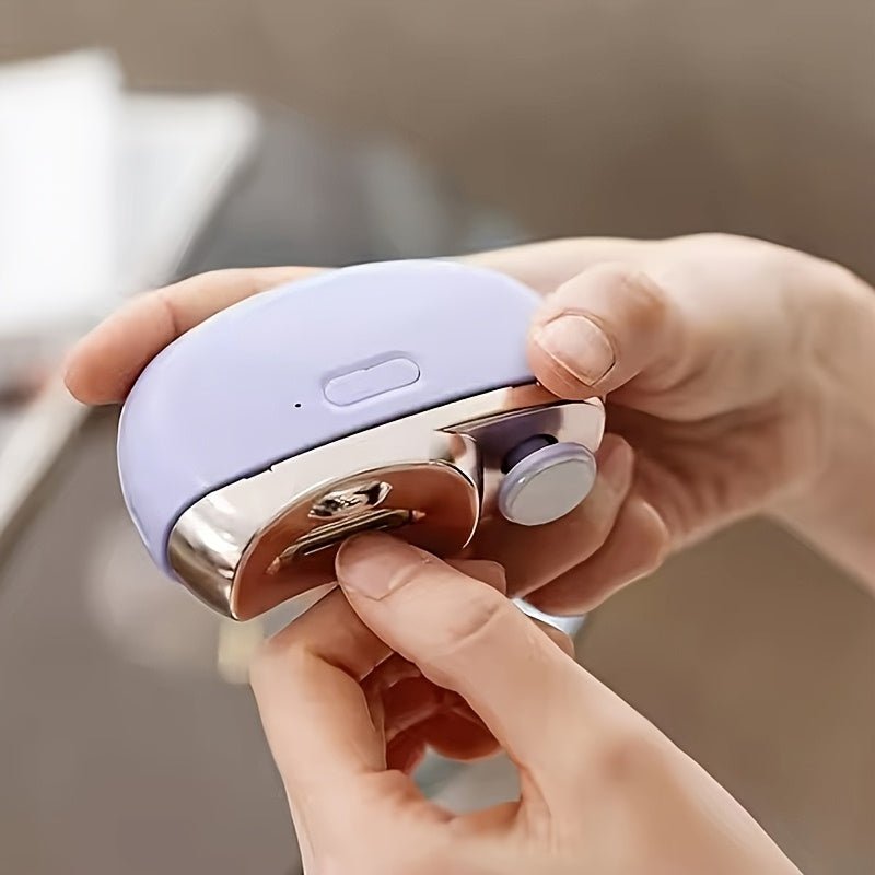 Elektrisk Nagelklippare med LED-ljus och Polering 1
