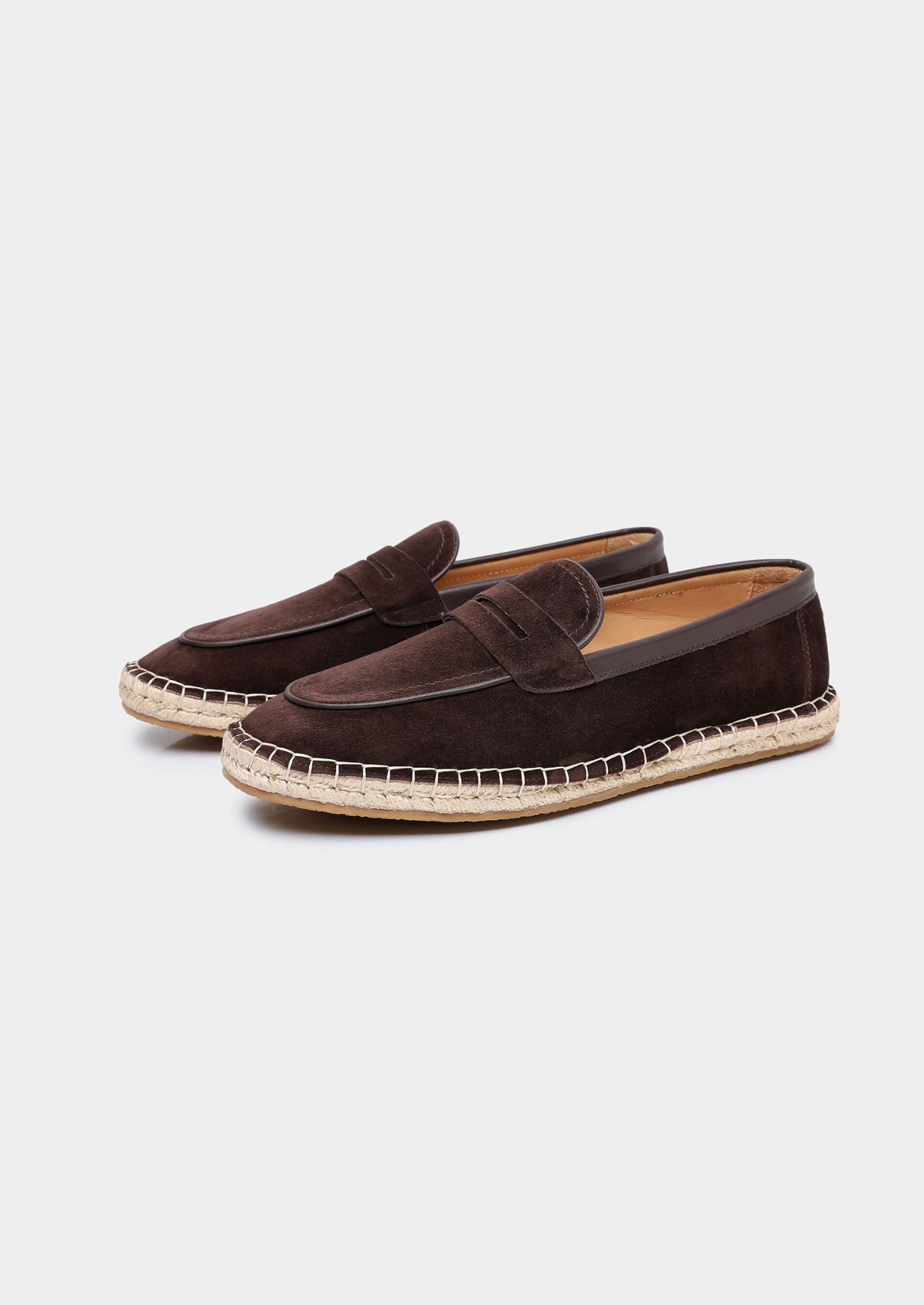 Fårmocka Beige Espadriller Penny Loafer Regular Fit 11