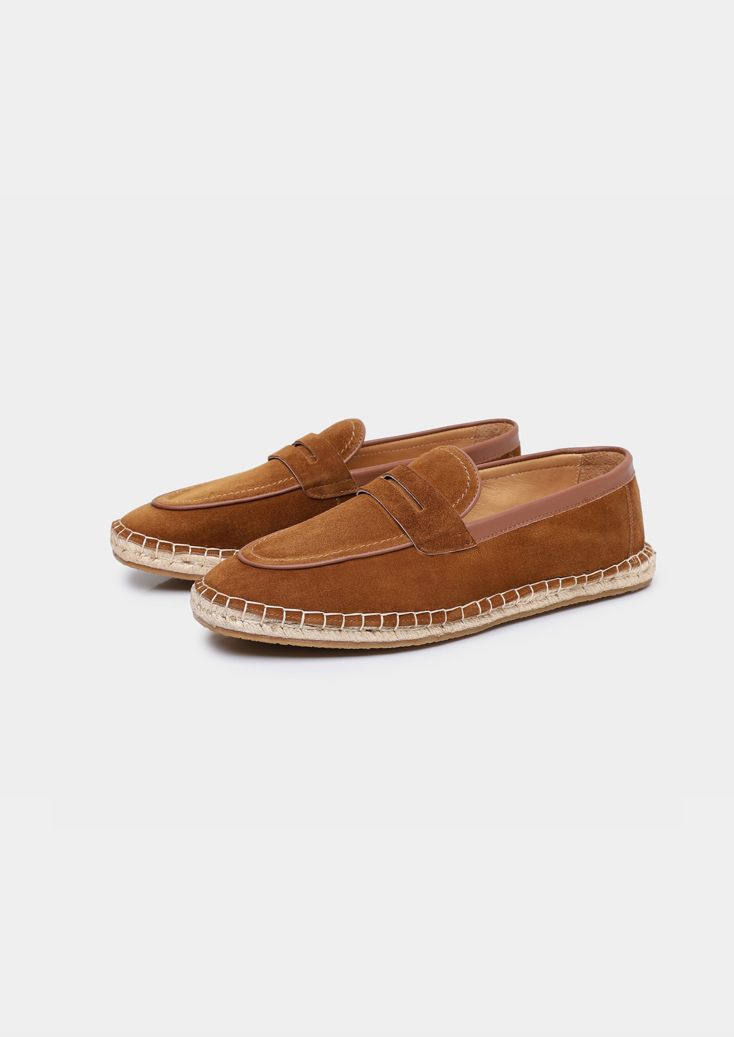 Fårmocka Beige Espadriller Penny Loafer Regular Fit 12
