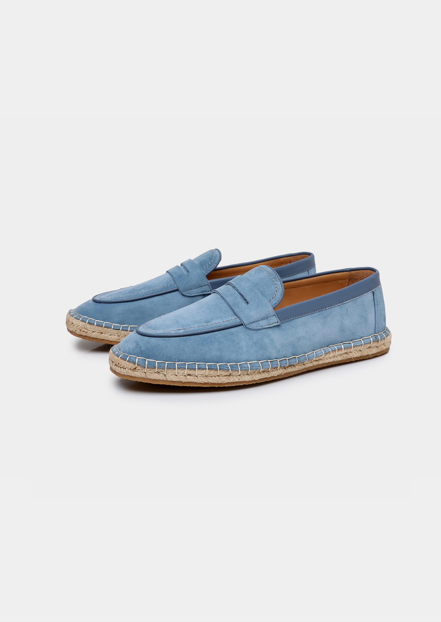 Fårmocka Beige Espadriller Penny Loafer Regular Fit 3