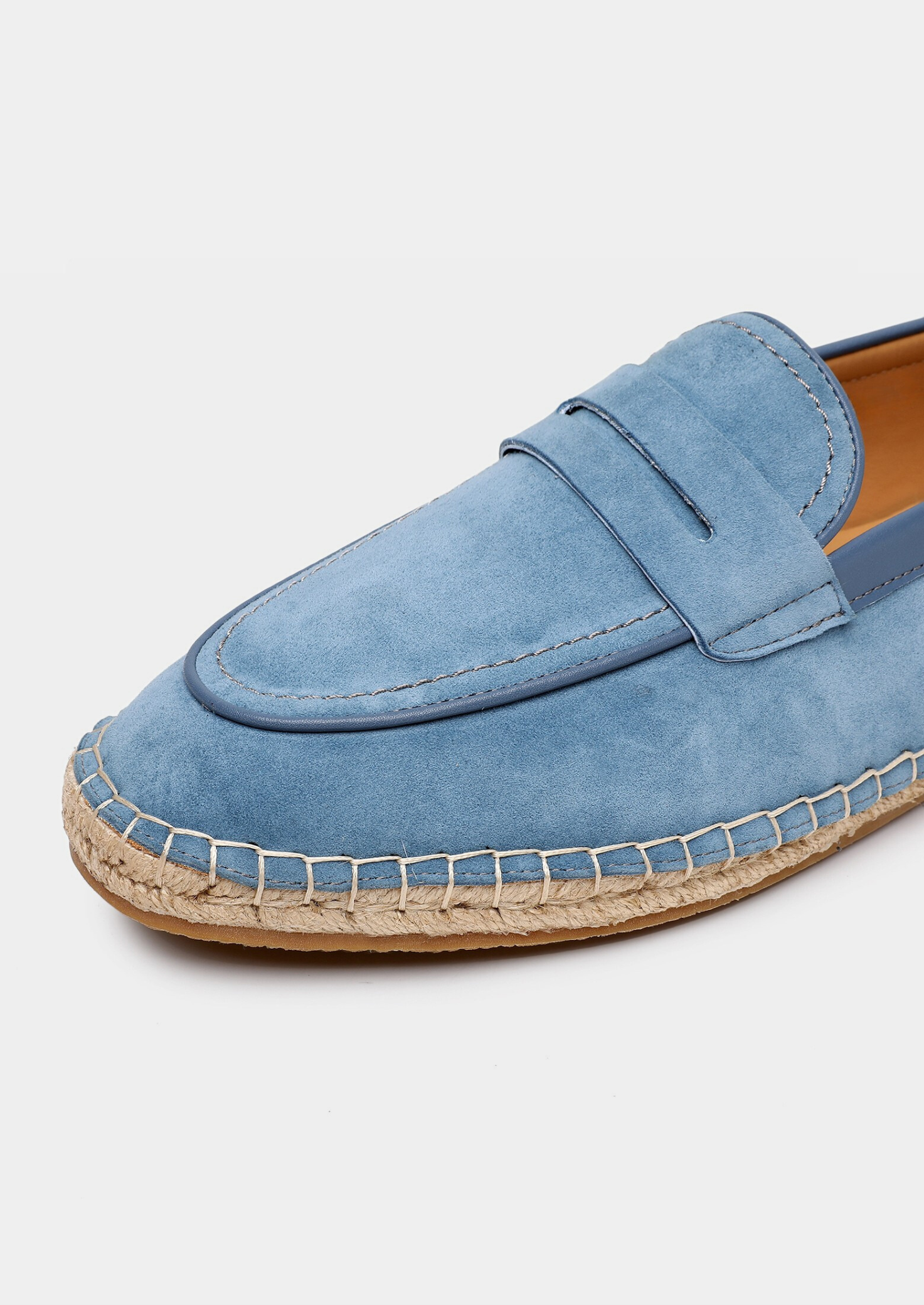 Fårmocka Beige Espadriller Penny Loafer Regular Fit 4