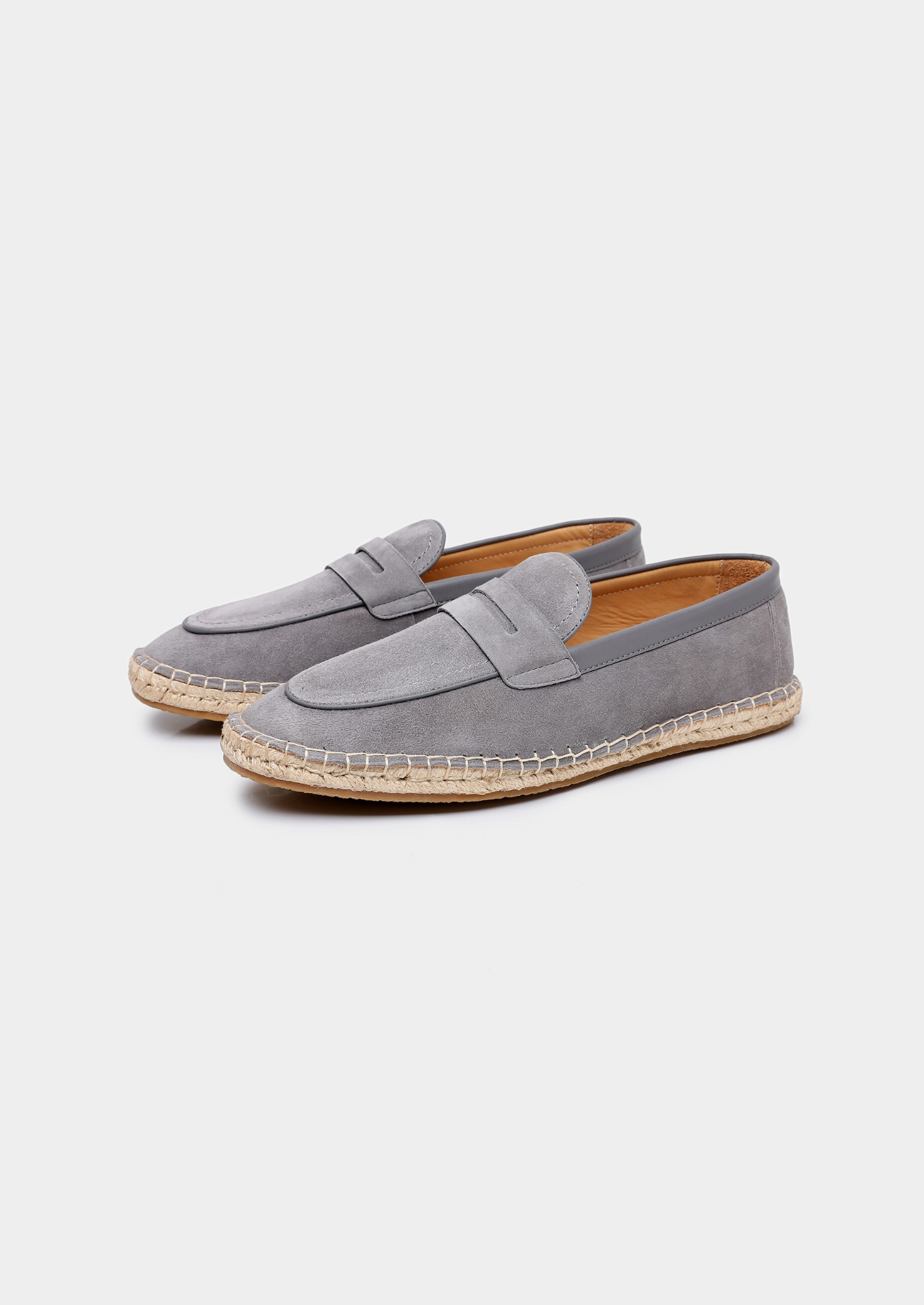 Fårmocka Beige Espadriller Penny Loafer Regular Fit 8