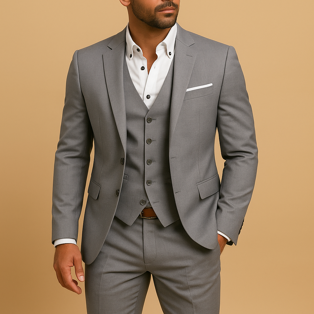 Herrkostym Tredelad Slim Fit 1