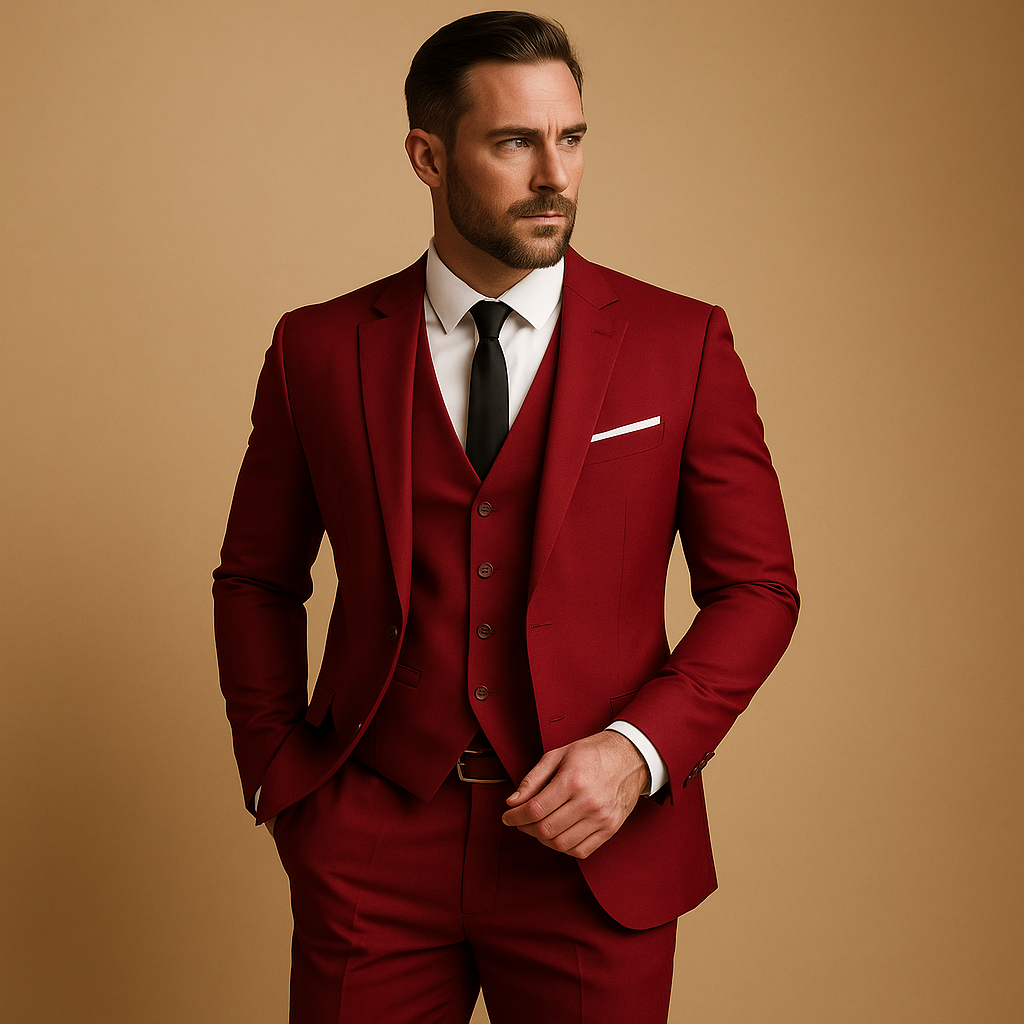 Herrkostym Tredelad Slim Fit 3