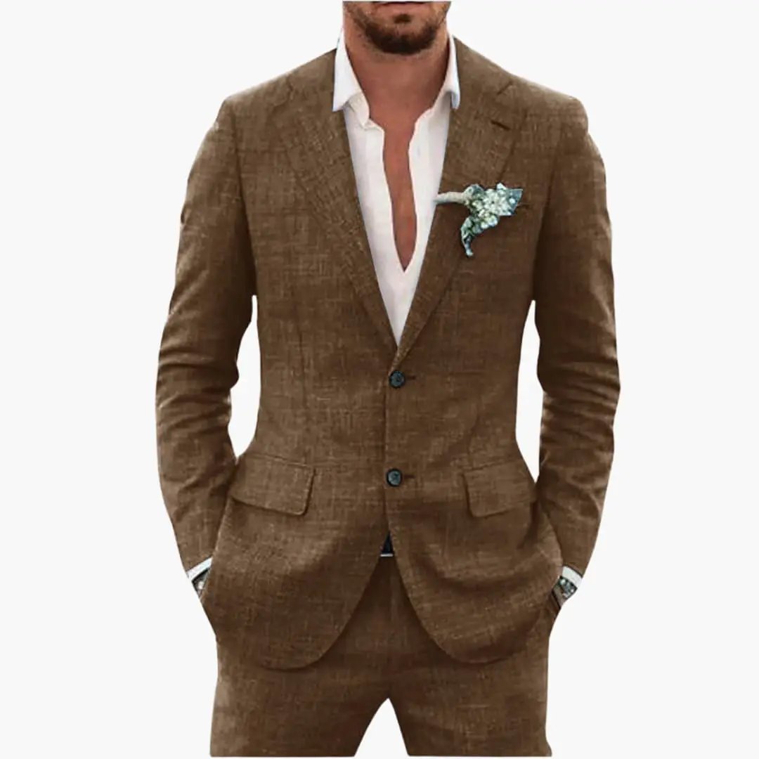 Herrkostym med Klassiska Slag Slim Fit 14