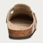 Kalvmocka Beige Träskor Delikata Sömmar Regular Fit 2