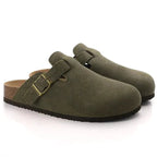 Kalvmocka Beige Träskor Delikata Sömmar Regular Fit 4