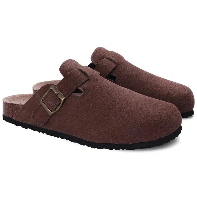 Kalvmocka Beige Träskor Delikata Sömmar Regular Fit 6