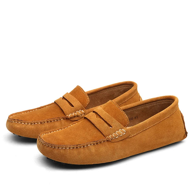 Kalvmocka Blå Loafers Spetslös Regular Fit 11