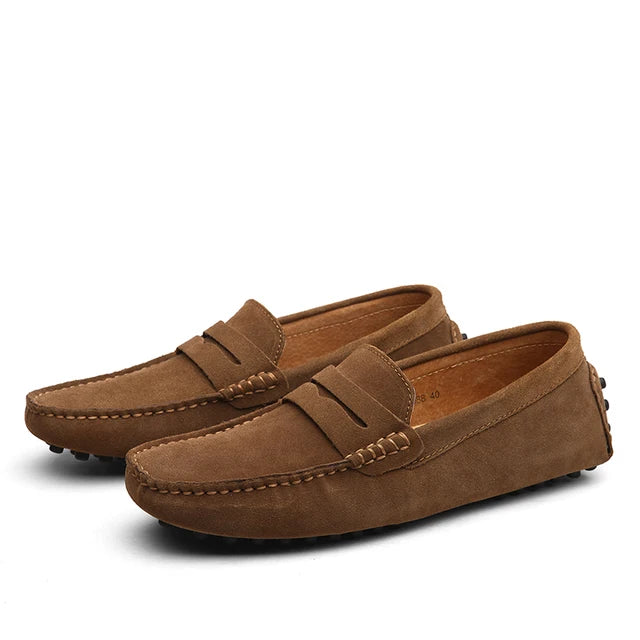 Kalvmocka Blå Loafers Spetslös Regular Fit 6