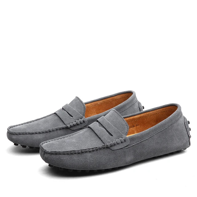 Kalvmocka Blå Loafers Spetslös Regular Fit 8