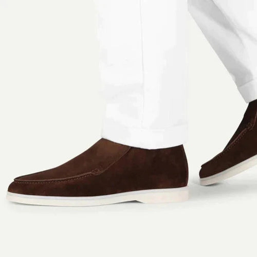 Kalvmocka Svart Slip In Skor Läderinnersula Regular Fit 1