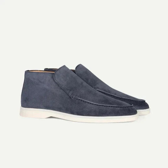 Kalvmocka Svart Slip In Skor Läderinnersula Regular Fit 4
