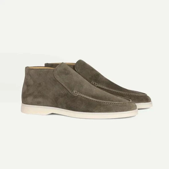 Kalvmocka Svart Slip In Skor Läderinnersula Regular Fit 7