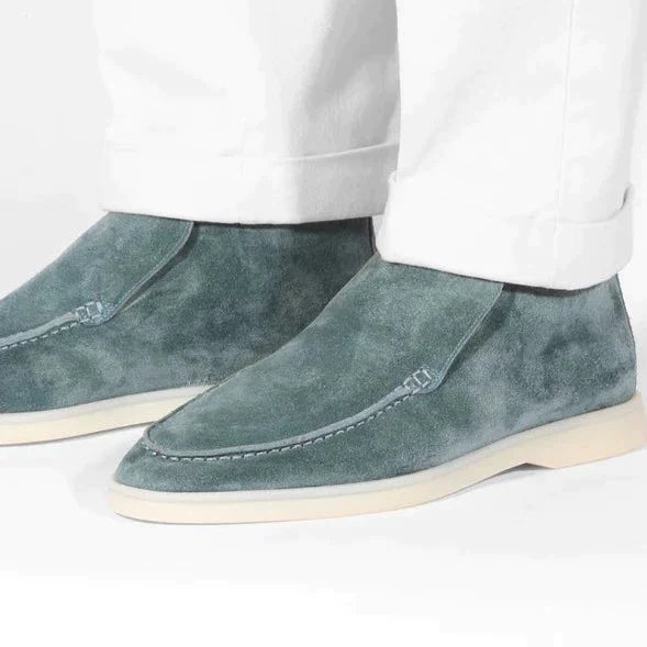 Kalvmocka Svart Slip In Skor Läderinnersula Regular Fit 8